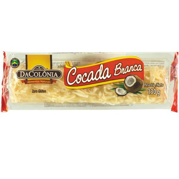 DACOLONIA Coconut Bar Cocada Branca 130g