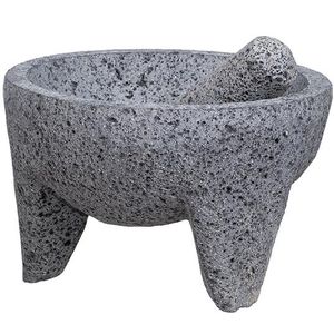 Hovedbilde Morter av vulkansk stein 18cm - Molcajete Piedra Volcanica 