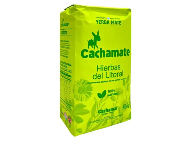 CACHAMATE Hierbas del Litoral (light green) 500g